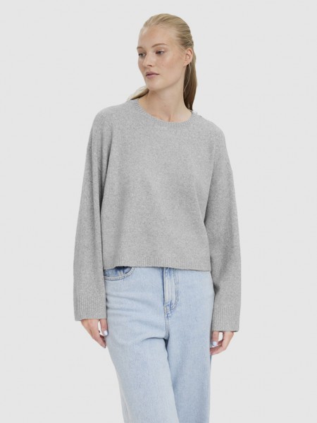 Knitwear Woman Grey Vero Moda