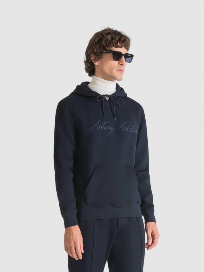 Sweatshirt Hombre Azul Marino Antony Morato