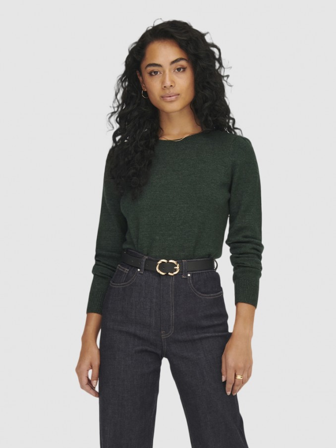 Knitwear Woman Green Jacqueline de Yong