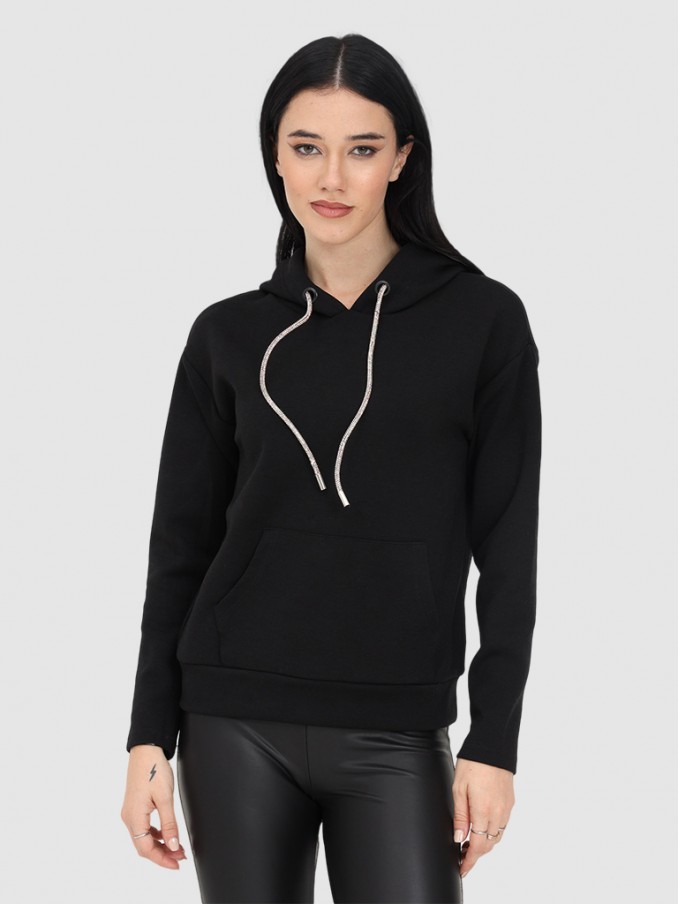 Sweatshirt Mujer Negro Only