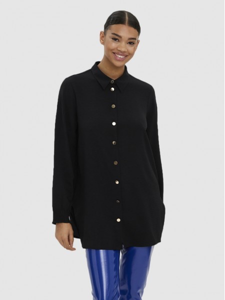 Camisa Mujer Negro Vero Moda