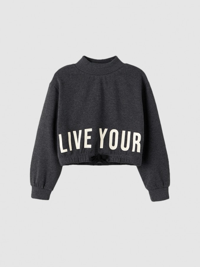 Sweatshirt Nia Gris Oscuro Name It