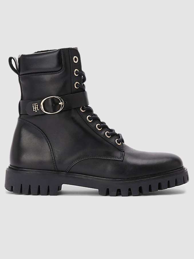 Botas Mujer Negro Tommy Jeans