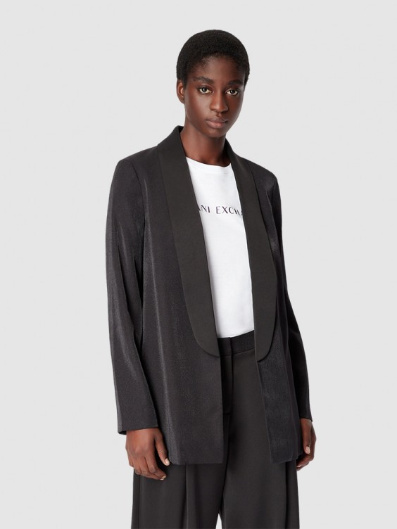 Armani exchange hot sale black blazer