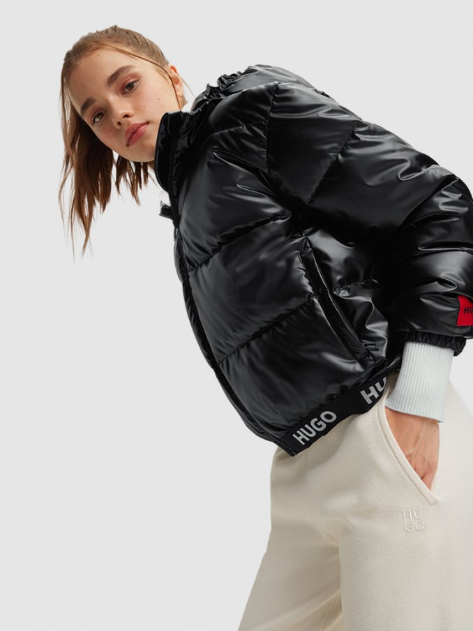 Jacket Woman Black Hugo Boss
