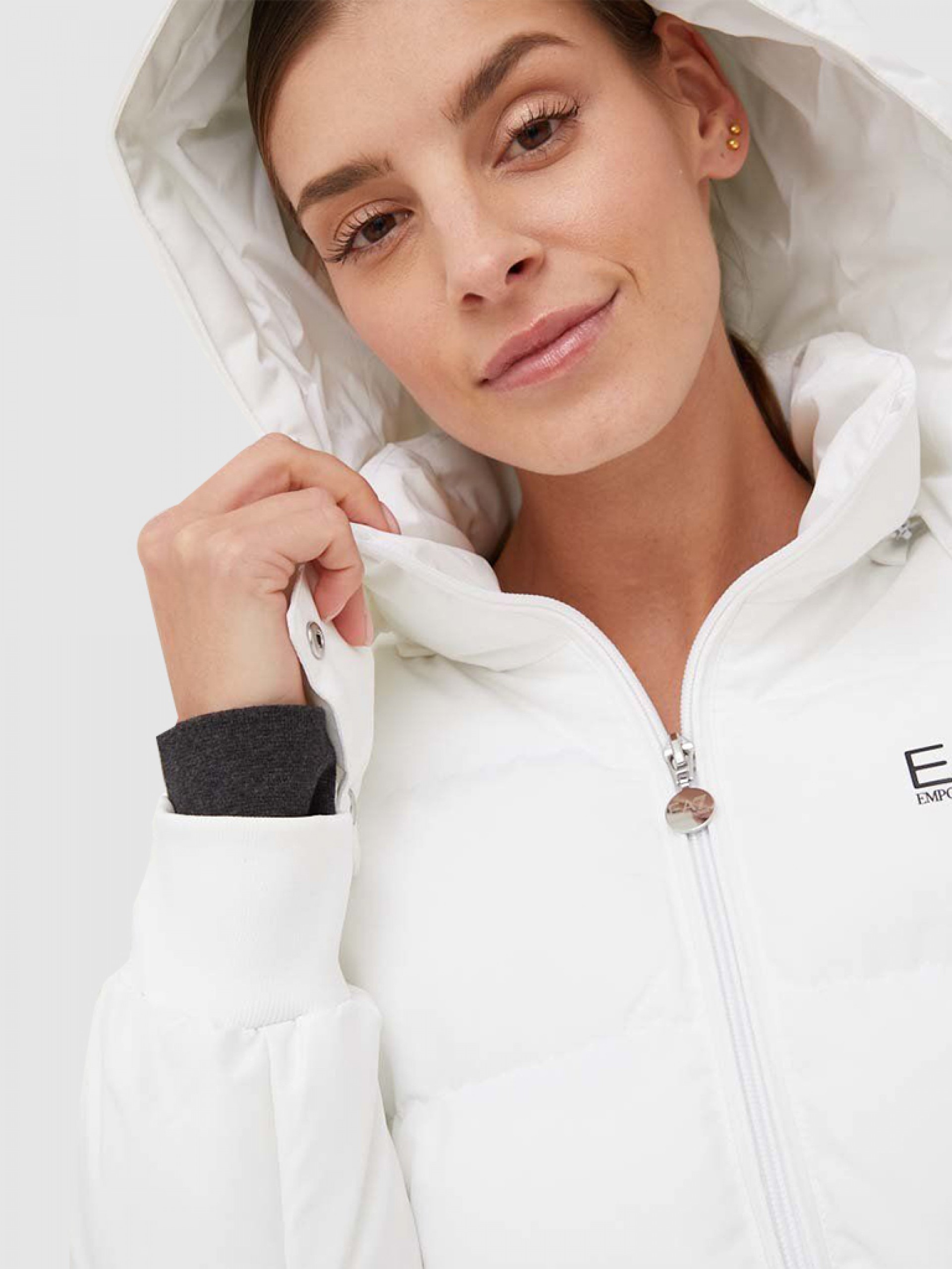 Jacket Woman White Ea7 Emporio Armani - 6Ltb04Tn8Az