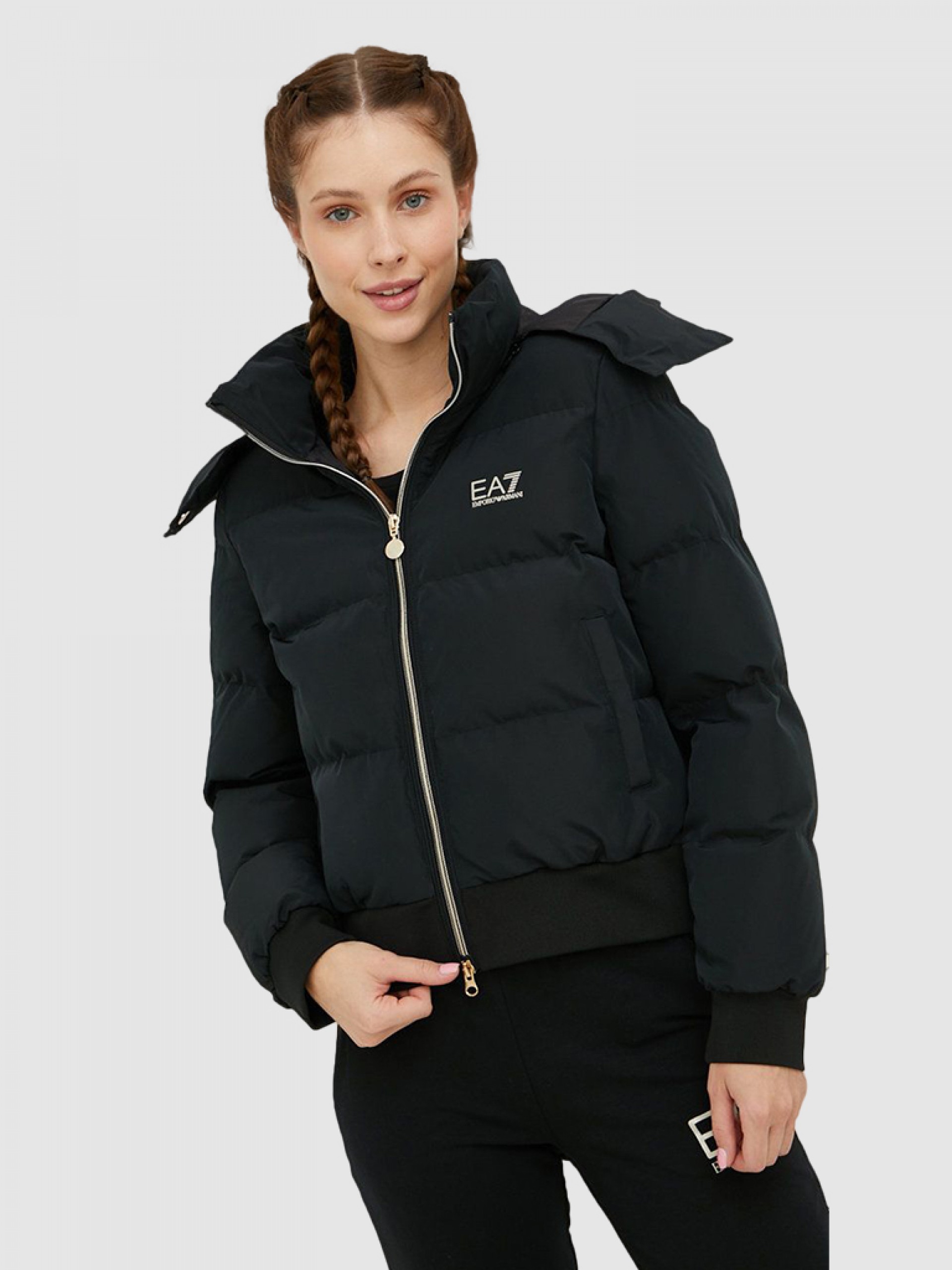 Womens Coats Ea7 Caban Coat Armani Woman Jacket Emporio Armani EA7