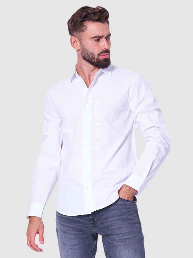 Camisa Hombre Blanco Versace