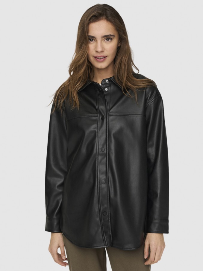 Chaqueta Mujer Negro Only