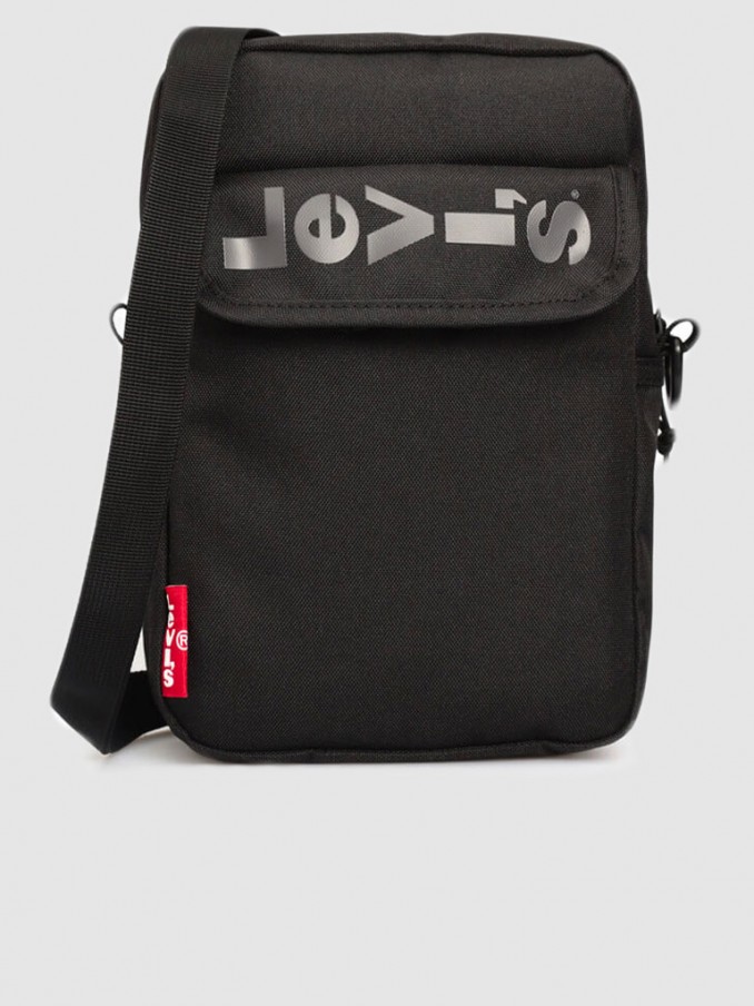 Bolso Hombre Negro Levis