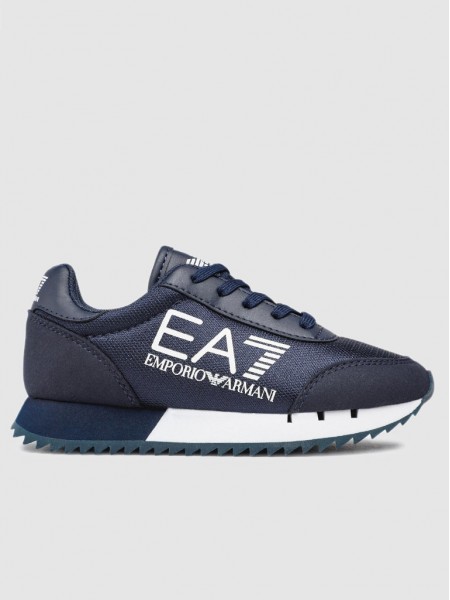Sneakers Boy Navy Blue Ea7 Emporio Armani