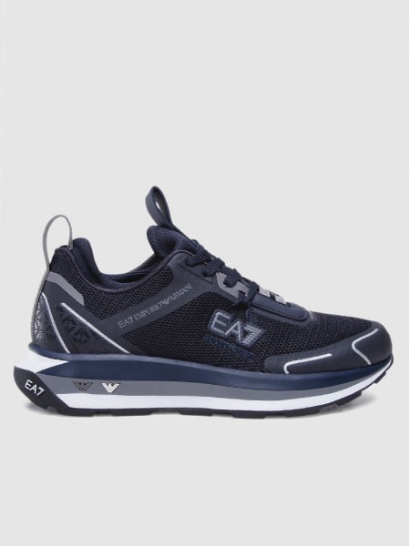 Tenis Hombre Azul Marino Ea7 Emporio Armani