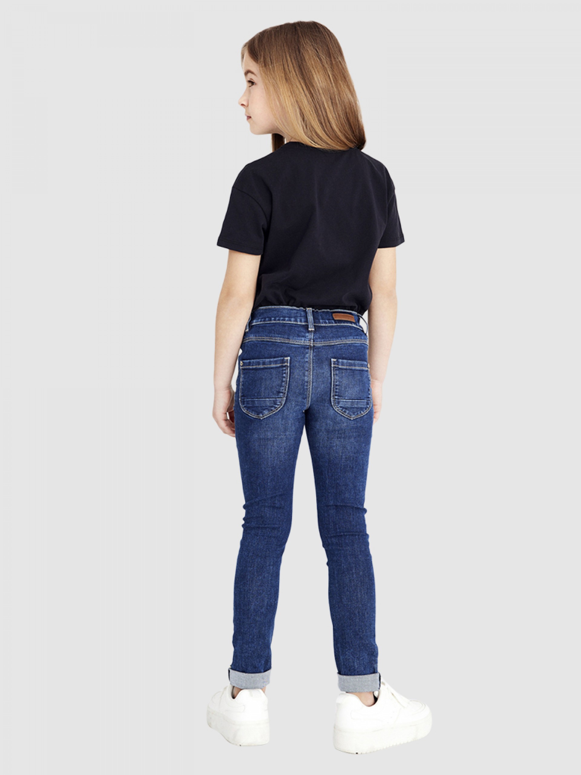 NAME IT Jeans Bambine - Leggings Skinny Fit Con Vita Regolabile