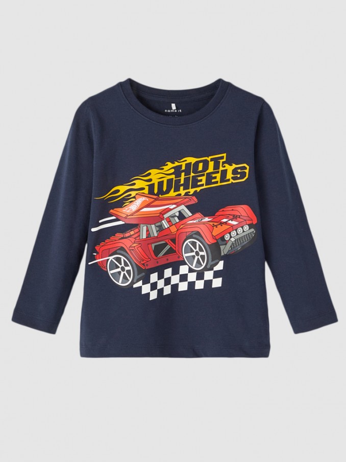 Sweatshirt Menino Hotwheels Name It