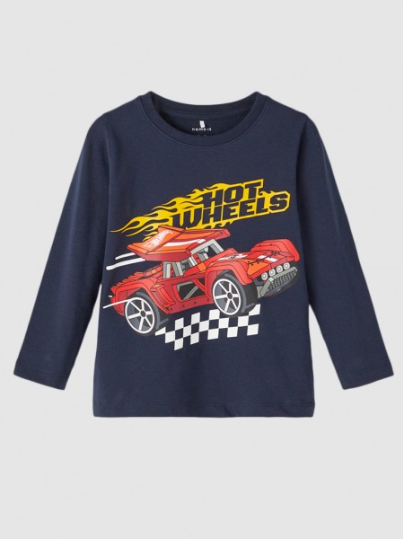 Sweatshirt Menino Hotwheels Name It