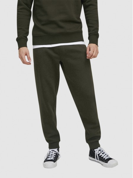 Pantalones Hombre Verde Oscuro Jack & Jones