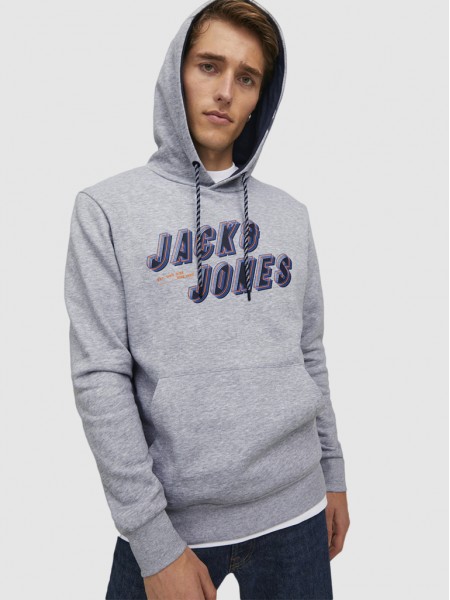 Sweatshirt Hombre Gris Jack & Jones
