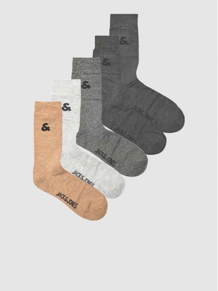 Calcetines Hombre Gris Jack & Jones