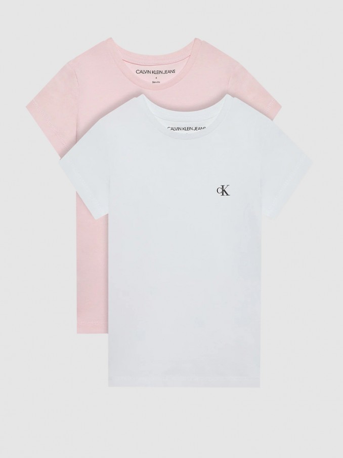 Camiseta Nia Rosa Calvin Klein