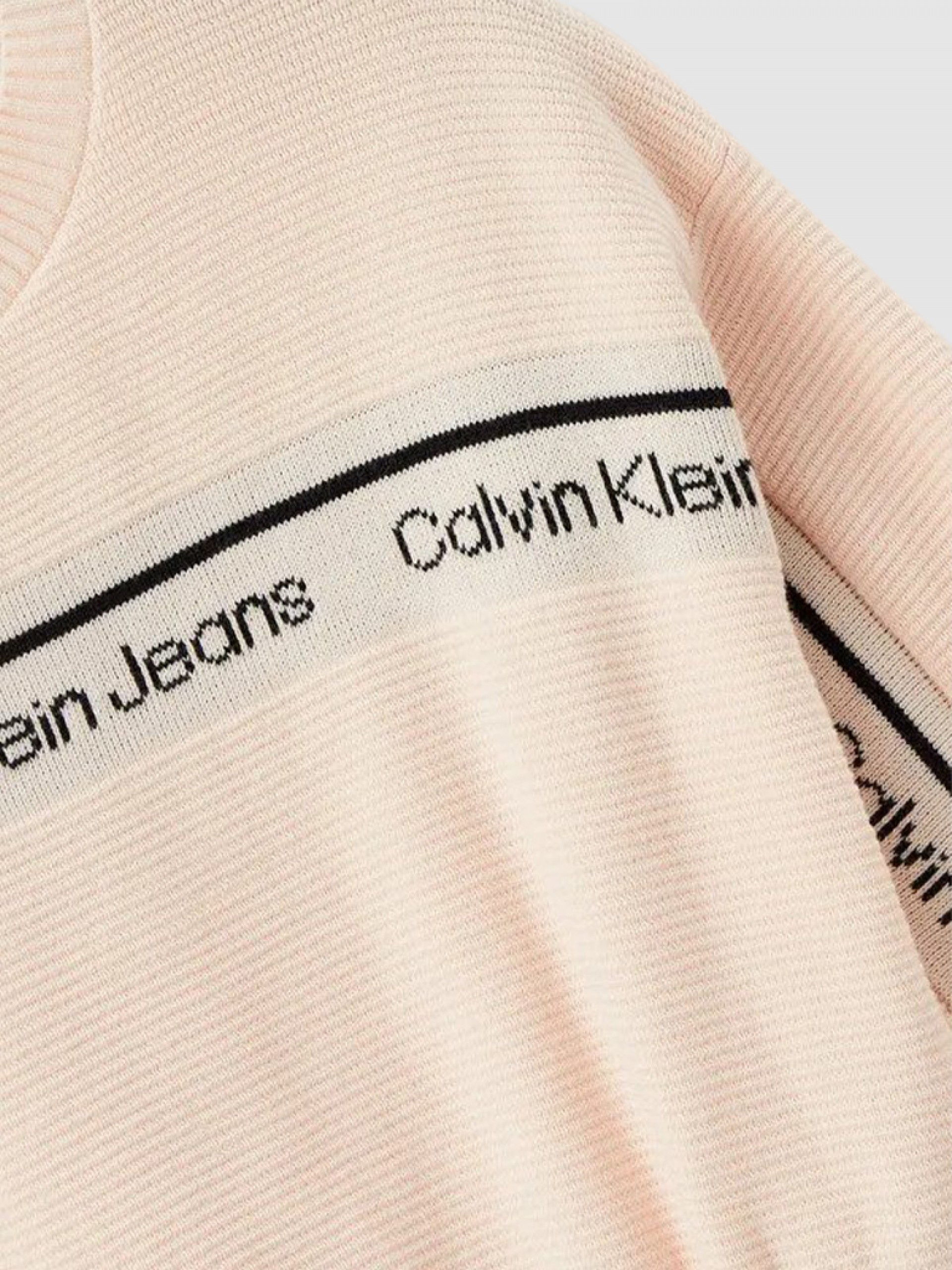 Sweatshirt Menina Logo Tape Calvin Klein