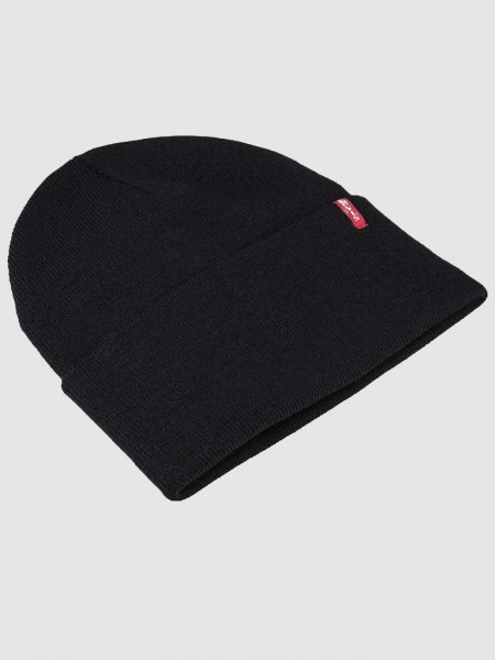 Gorro Hombre Negro Levis