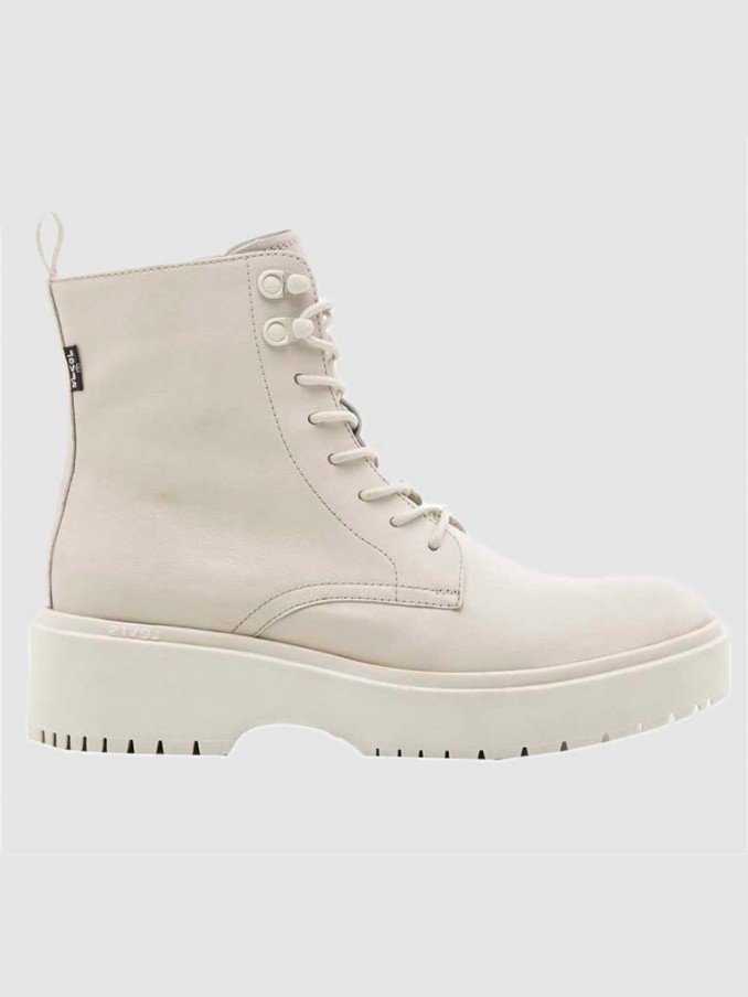 Botas Mujer Crema Levis