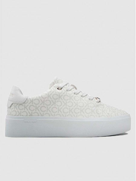 Sapatilha Mulher Flatform Lace Calvin Klein