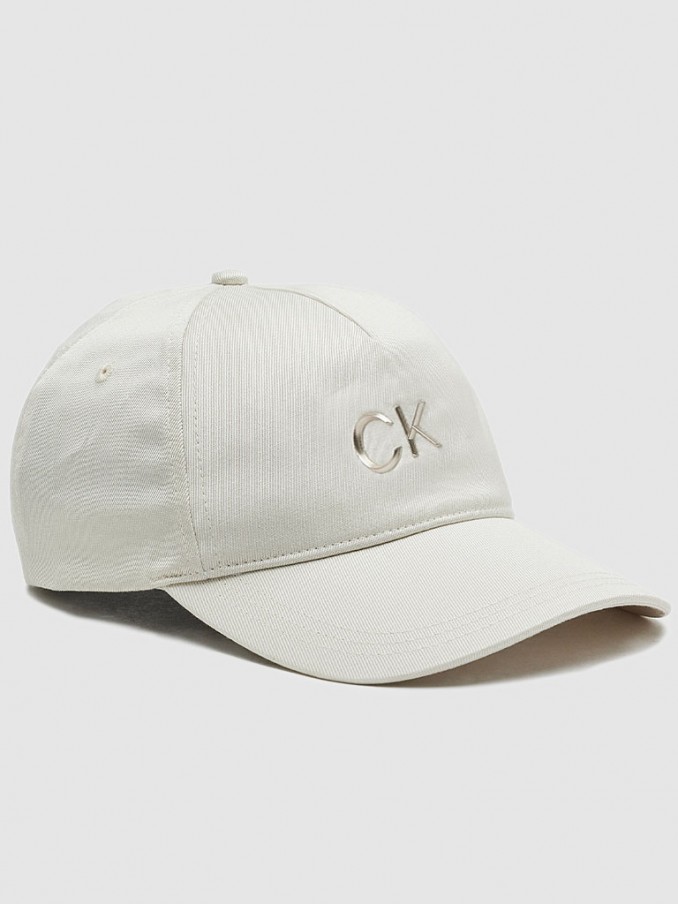Hat Woman White Calvin Klein