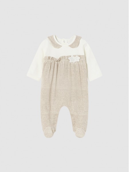 Babygrows Baby Girl Beige Mayoral