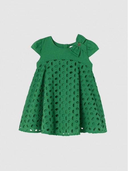 Dress Baby Girl Green Mayoral