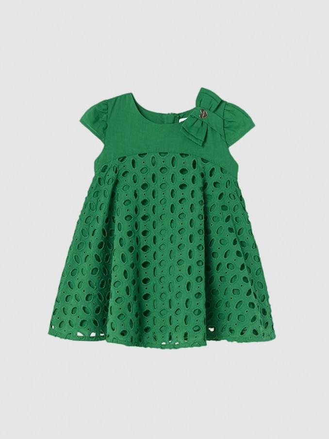 Vestido Bebe Nia Verde Mayoral