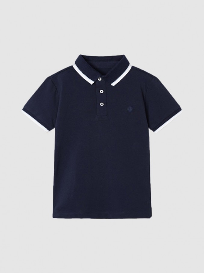 Polo Shirt Boy Navy Blue Mayoral