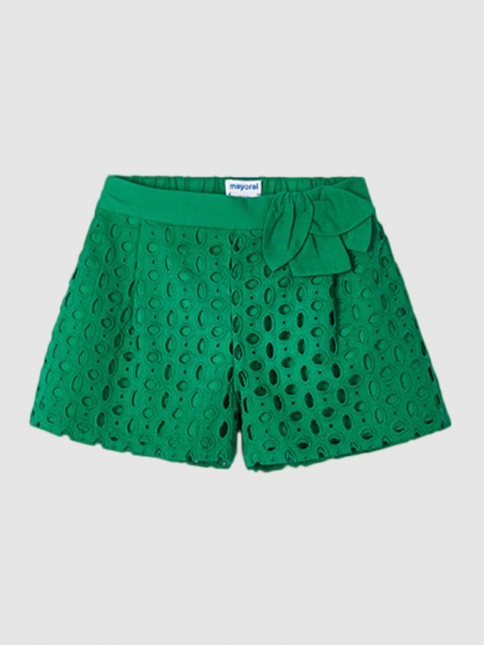 Shorts Girl Green Mayoral