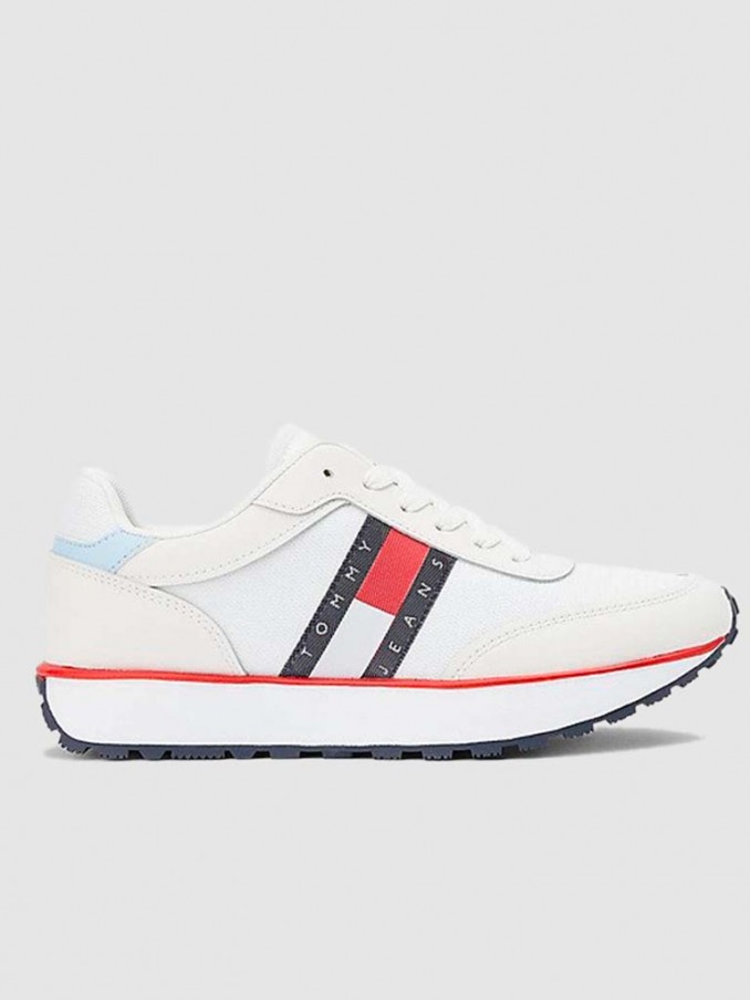 Tenis Mujer Crema Tommy Jeans