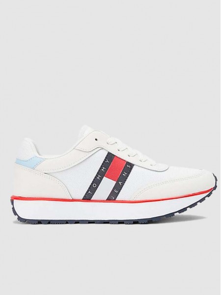 Sneakers Woman Cream Tommy Jeans