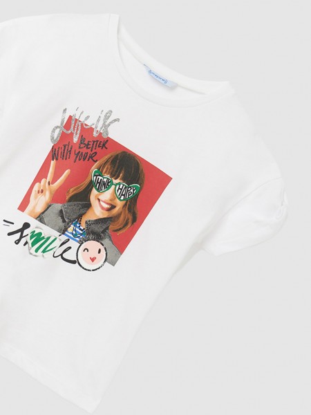 Camiseta Niña Mayoral Camiseta Niña Mayoral