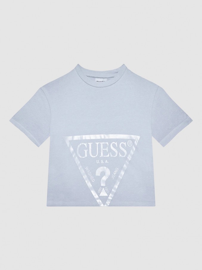 Camiseta Nia Azul Claro Guess