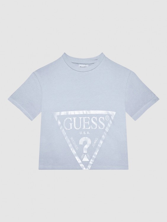 Baby blue guess shirt best sale