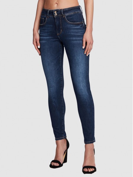 Jeans Woman Dark Jeans Guess