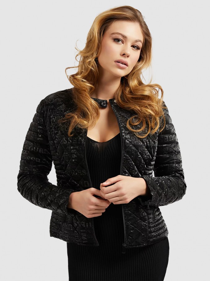 Chaqueta Mujer Negro Guess