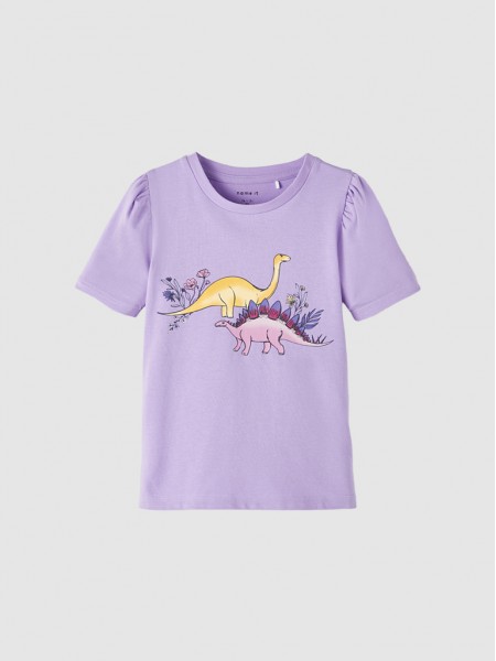 T-Shirt Girl Lilac Name It