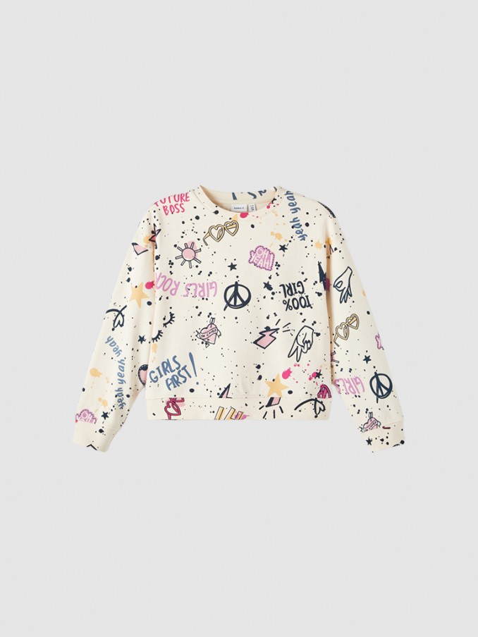 Sweatshirt Nia Crema Name It