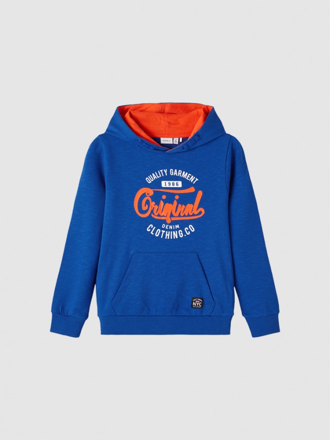 Sweatshirt Nio Azul Name It