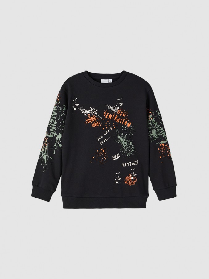 Sweatshirt Nio Negro Name It