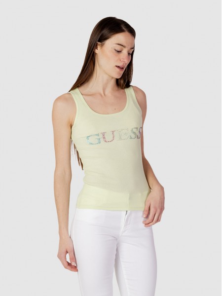 Blusa Mujer Verde Guess