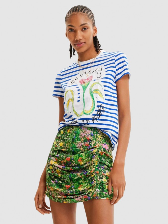 T-Shirt Mulher Paris Desigual
