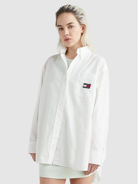 Camisa Mulher Oversize Tommy Jeans