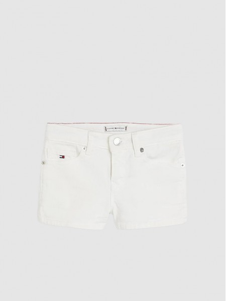 Shorts Girl White Tommy Jeans Kids
