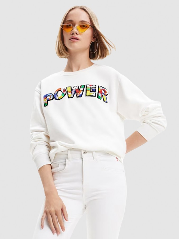 Sweatshirt Mulher Power Desigual