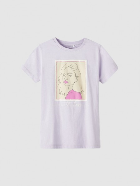 T-Shirt Girl Lilac Name It